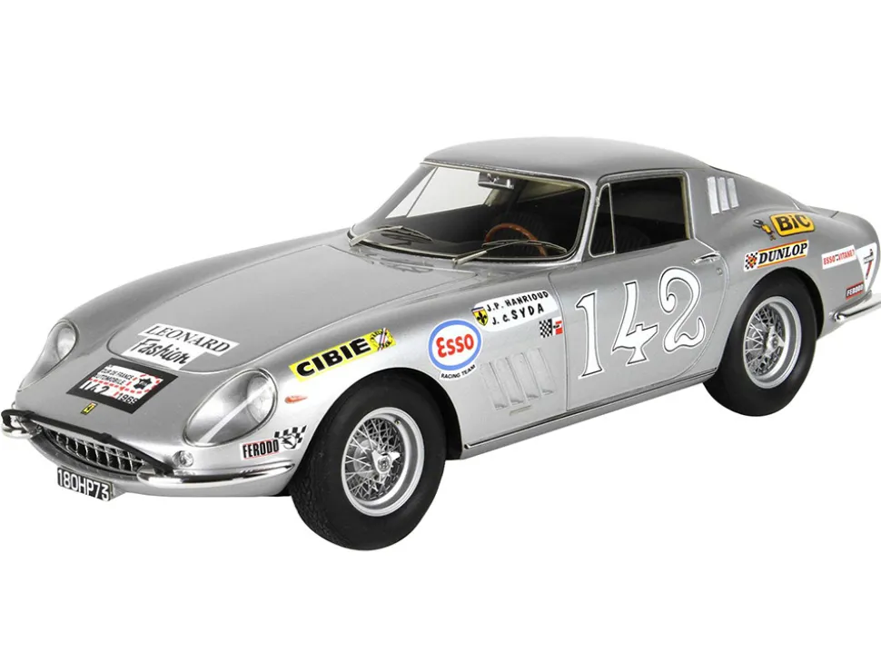 Ferrari 275 GTB #142 Jean Pierre Hanrioud Jean Claude Syda Tour de France 1969 with DISPLAY CASE Limited Edition to 149 pieces Worldwide 1/18 Model Car BBR BBR1830