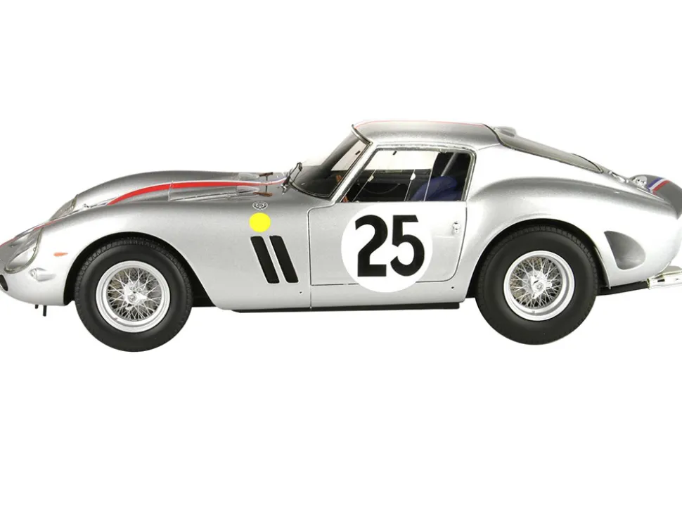 Ferrari 250 GTO #25 Elde Pierre Dumay Night Version 24 Hours of Le Mans 1963 with DISPLAY CASE Limited Edition to 72 pieces Worldwide 1/18 Model Car BBR BBR1857NIGHT