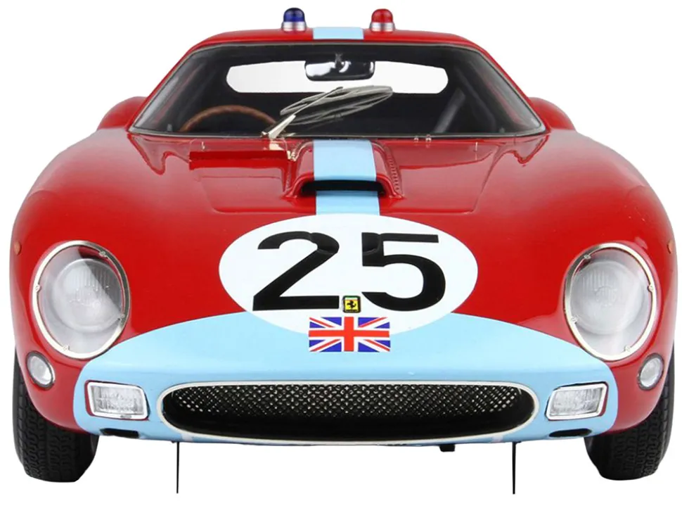 Ferrari 250 GTO #25 Innes Ireland - Tony Maggs "24 Hours of Le Mans" (1964) with DISPLAY CASE Limited Edition to 200 pieces Worldwide 1/18 Model Car by BBR