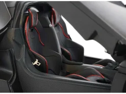 Ferrari LaFerrari Matt Black With Display Case Limited Edition to 78 pieces Worldwide 1/18 Diecast Model Car by BBR