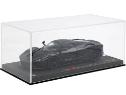 Ferrari LaFerrari Matt Black With Display Case Limited Edition to 78 pieces Worldwide 1/18 Diecast Model Car by BBR