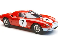 Ferrari 250 LM RHD (Right Hand Drive) #7 Graham Hill - Jo Bonnier Winner "12 Hours of Reims" (1964) Limited Edition to 1500 pieces Worldwide 1/18 Diecast Model Car by CMC