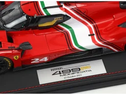 Ferrari 499P Modificata #24 Red with White Stripes