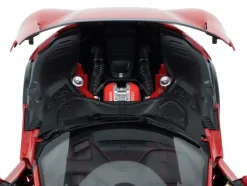 2022 Ferrari Purosangue Rosso Corsa Red with Black Top 1/18 Diecast Model Car by Polistil