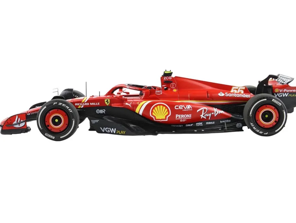 Ferrari SF-24 #55 Carlos Sainz Winner Formula One F1 "Australian GP" (2024) Limited Edition to 180 pieces Worldwide 1/18 Diecast Model Car by BBR