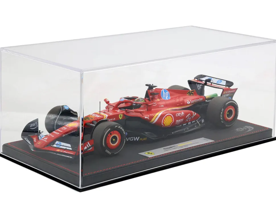 Ferrari SF-24 #16 Charles Leclerc Winner Formula One F1 "United States GP" (2024) Limited Edition to 100 pieces Worldwide 1/18 Diecast Model Car by BBR