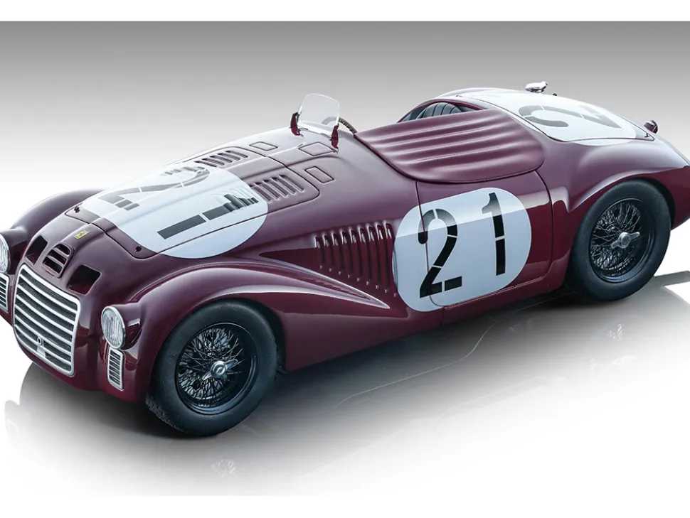 Ferrari 159S #21 Franco Cortese 2nd Place "12 Hours of Pescara" (1947) "Mythos Series" Limited Edition to 60 pieces Worldwide 1/18 Model Car by Tecnomodel