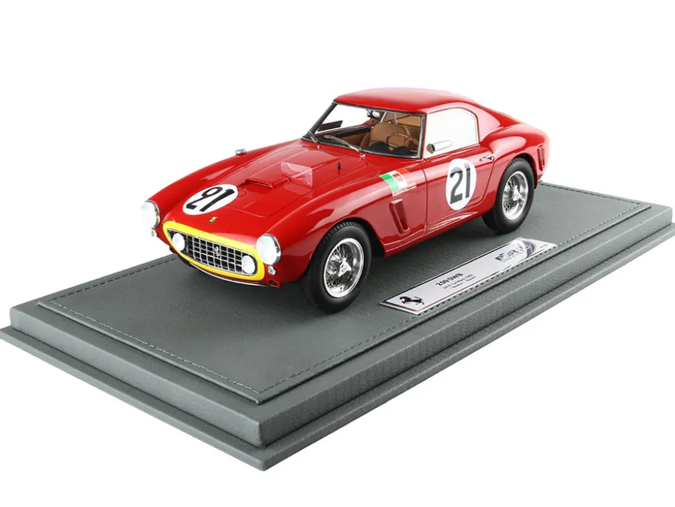 Ferrari 250 SWB #21 "Beurlys" (Jean Blaton) - Lucien Bianchi "24 Hours of Le Mans" (1960) with DISPLAY CASE Limited Edition to 200 pieces Worldwide 1/18 Model Car by BBR