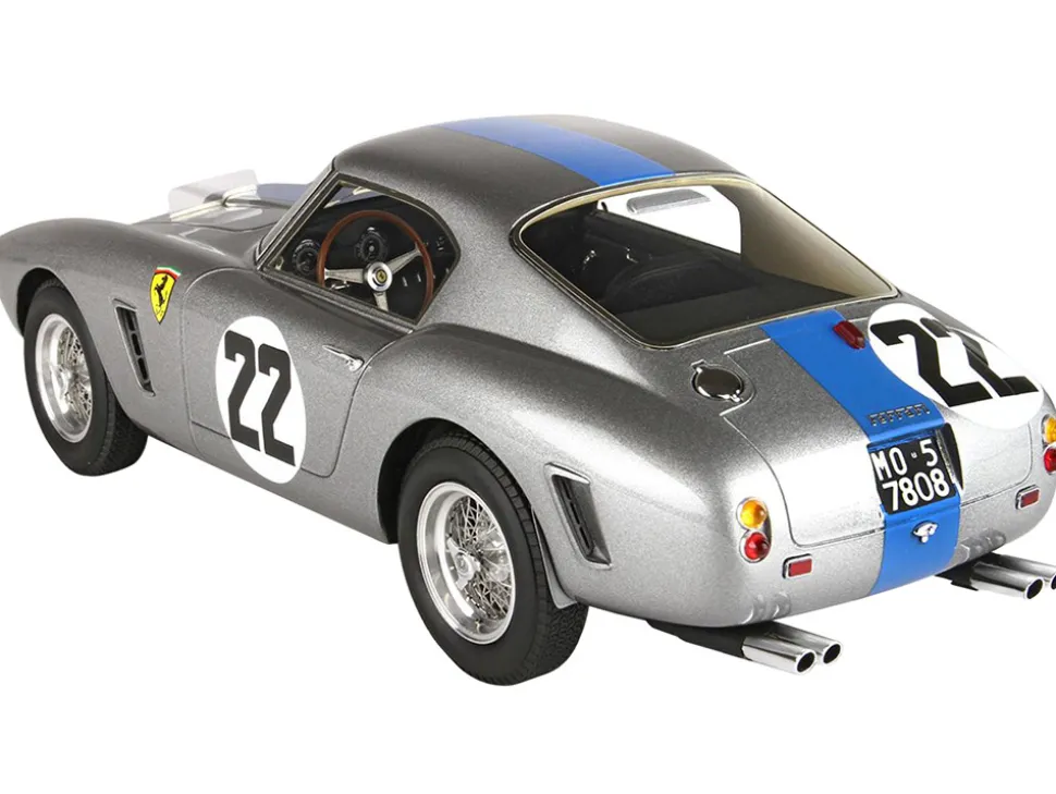 Ferrari 250 SWB #22 Elde Pierre Noblet 24 Hours of Le Mans 1960 with DISPLAY CASE Limited Edition to 96 pieces Worldwide 1/18 Model Car BBR BBR1861G