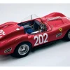 Ferrari 250 TR59-60 #202 Cliff Allison - Richie Ginther "Scuderia Ferrari" "Targa Florio" (1960) "Mythos Series" with Display Case Limited Edition to 40 pieces Worldwide 1/18 Model Car by Tecnomodel