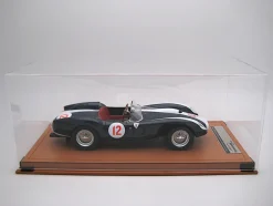Ferrari 250 TR Pontoon-Fender #12 Curt Lincoln "Team Askolin" 3rd Place "Elaintarhanajo" (1958) "Mythos Series" with Display Case Limited Edition to 40 pieces Worldwide 1/18 Model Car by Tecnomodel
