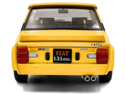 1980 Fiat 131 Abarth Yellow 1/18 Diecast Model Car by Solido