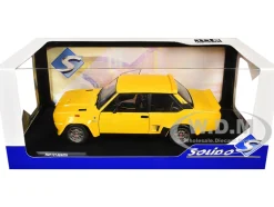 1980 Fiat 131 Abarth Yellow 1/18 Diecast Model Car by Solido