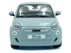 2023 Fiat 500e Light Blue 1/24 Diecast Model Car by Bburago