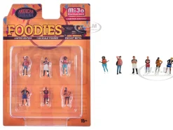 Foodies 6 piece Diecast Figure Set (6 Figures) Limited Edition for 1/64 Scale Models by American Diorama