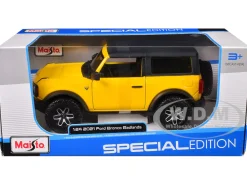 2021 Ford Bronco Badlands Yellow with Black Top 