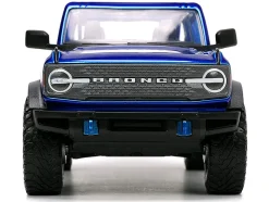 2021 Ford Bronco Open-Top Candy Blue Metallic with Extra Wheels 
