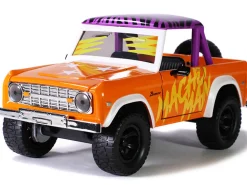 1973 Ford Bronco Pickup Truck Macho Man Randy Savage Diecast Figurine WWE 1/24 Diecast Model Car Jada 32046
