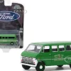 1970 Ford Club Wagon Van Green Board of Education Hobby Exclusive 1/64 Diecast Model Greenlight 30170
