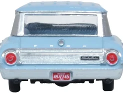 1964 Ford Country Sedan Skylight Blue 1/87 (HO) Scale Diecast Model Car by Oxford Diecast