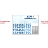 2011 Ford Crown Victoria Police New York Police Department (NYPD) with NYPD Squad Number Decal Sheet Hobby Exclusive 1/64 Diecast Model Car Greenlight 42771