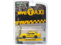 Ford Crown Victoria Yellow NYC Taxi New York City 1/64 Diecast Model Car Greenlight 29773