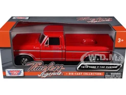 1979 Ford F-150 Custom Pickup Truck Red "Timeless Legends" Series 1/24 Diecast Model Car by Motormax