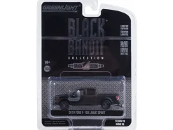 2019 Ford F 150 Lariat Sport Black Bandit Series 28 1/64 Diecast Model Car Greenlight 28130E