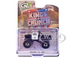 1978 Ford F-250 Monster Truck "LAPD (Los Angeles Police Department)" Black and White "Kings of Crunch - Hot Pursuit" Special Edition 1/64 Diecast Model Car by Greenlight