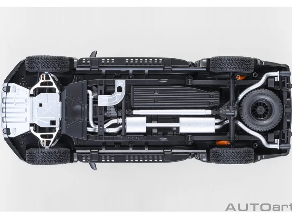 2019 Ford F-150 Raptor Pickup Truck Agate Black 1/18 Model Car by Autoart