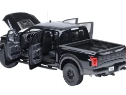 2019 Ford F-150 Raptor Pickup Truck Agate Black 1/18 Model Car by Autoart