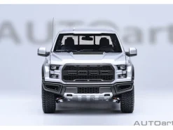 2019 Ford F-150 Raptor Pickup Truck Ingot Silver 1/18 Model Car by Autoart