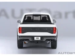 2019 Ford F-150 Raptor Pickup Truck Oxford White 1/18 Model Car by Autoart