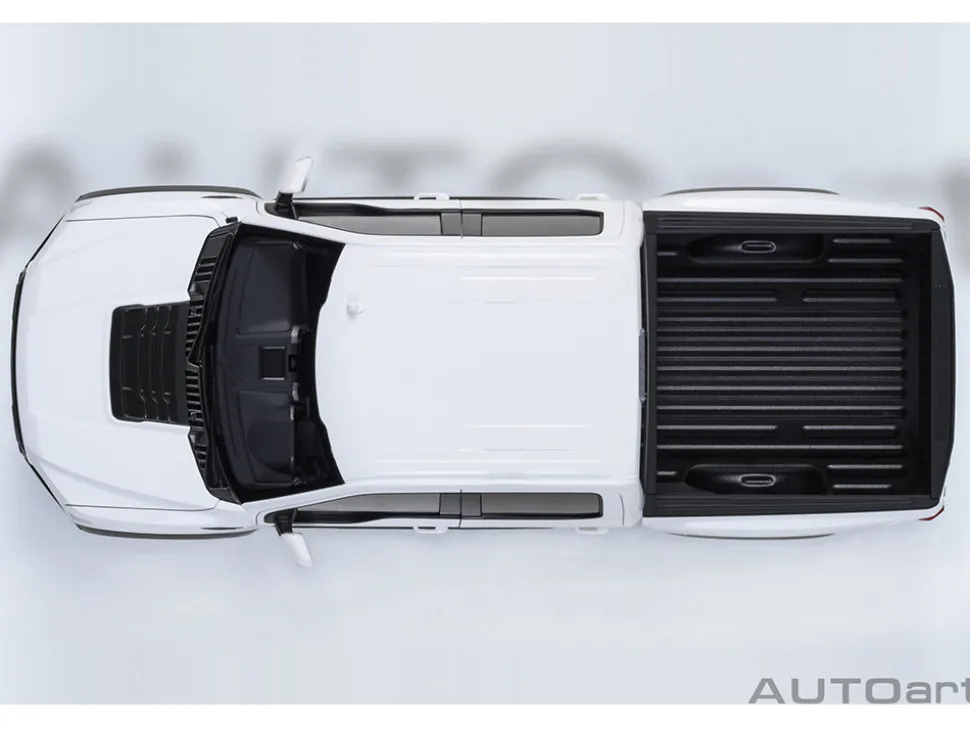 2019 Ford F-150 Raptor Pickup Truck Oxford White 1/18 Model Car by Autoart