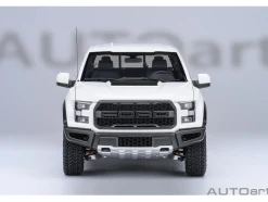 2019 Ford F-150 Raptor Pickup Truck Oxford White 1/18 Model Car by Autoart