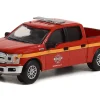 2018 Ford F-150 SuperCrew Red Seattle Fire Dept "Station 19" (2018) TV Series "Hollywood Series" Release 36 1/64 Diecast Model Car Greenlight 44960F