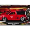 Ford F-150 SVT Lightning Pickup Truck Red "The Fast and the Furious" (2001) Movie "25 Years of Fast & Furious" Series 1/24 Diecast Model Car by Jada