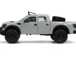2011 Ford F-150 SVT Raptor Pickup Truck Light Gray with Extra Wheels