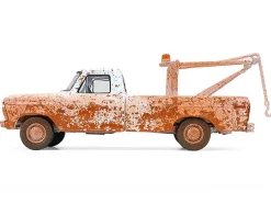 1973 Ford F-100 Tow Truck White (Weathered)