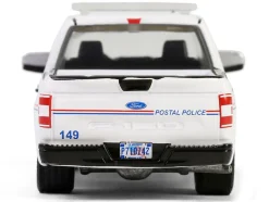 2020 Ford F-150 XL Pickup Truck "United States Postal Service (USPS) Postal Police" White with Red and Blue Stripes "Hobby Exclusive" Series 1/64 Diecast Model Car by Greenlight