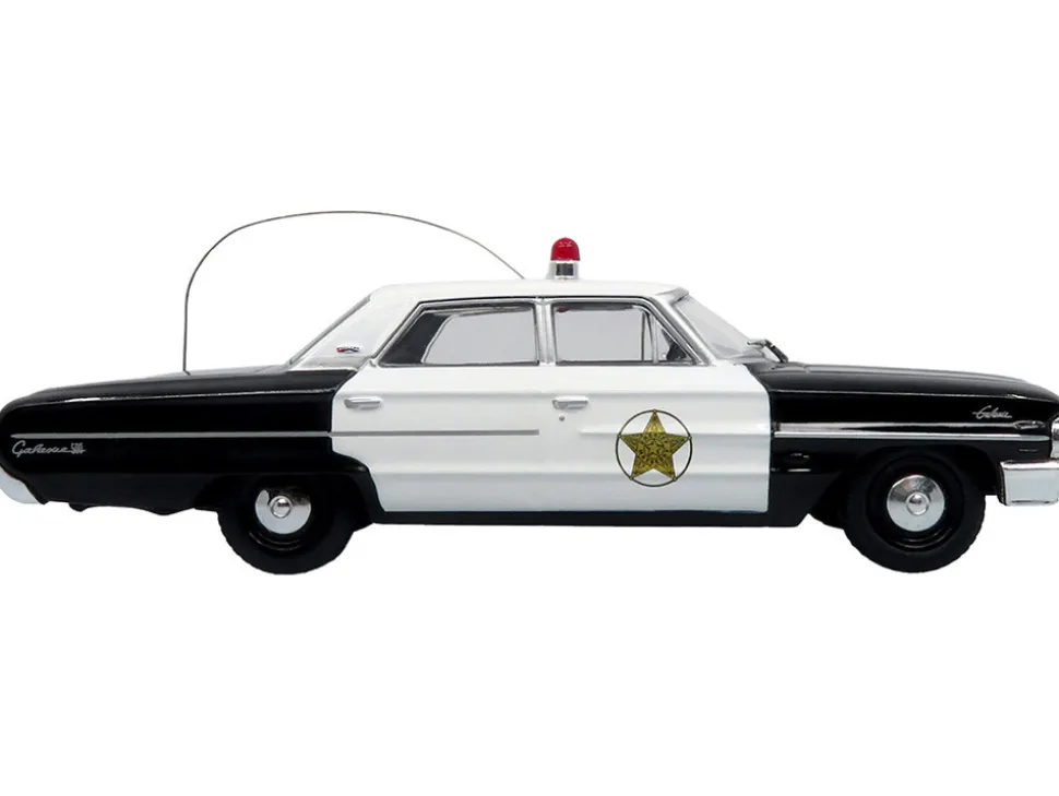 1964 Ford Galaxie 500 Police Car "Mount Airy Mayberry Sheriff" Black and White 1/43 Diecast Model by Iconic Replicas