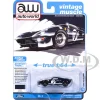 1965 Ford GT40 #7 Blue Black with White Stripes "Vintage Muscle" Series 1/64 Diecast Model Car by Auto World
