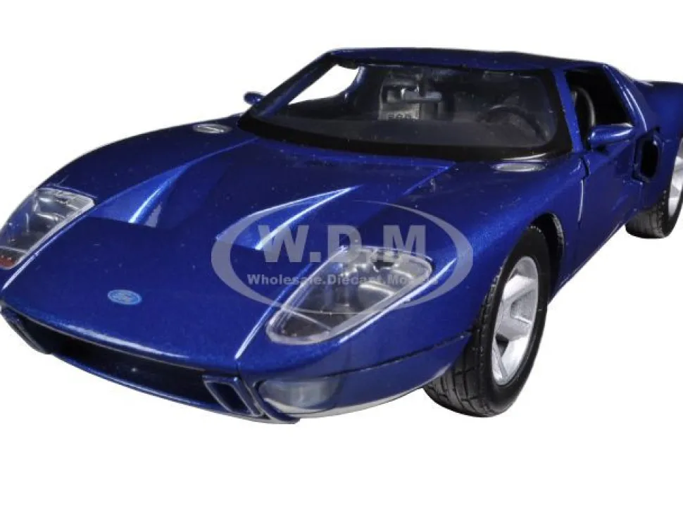 Ford GT Blue 1/24 Diecast Car Model Motormax 73297