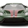 2017 Ford GT "Boba Fett" Livery Dark Green with Graphics "Star Wars" Franchise "Hollywood Rides" Series 1/32 Diecast Model Car by Jada
