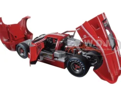 1967 Ford GT MK IV #1 Red 1/18 Diecast Model Car Shelby Collectibles SC423