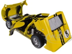 1966 Ford GT-40 MK 2 Yellow #8 1/18 Diecast Car Model Shelby Collectibles 417
