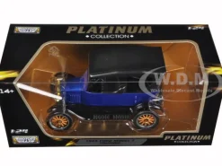 1925 Ford Model T Touring Blue 1/24 Diecast Model Car Motormax 79319