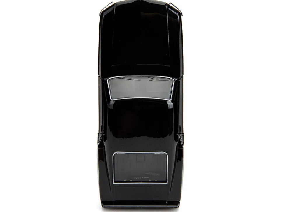 1969 Ford Mustang Black Metallic with Pink Stripes and Wheels Pink Slips Series 1/32 Diecast Model Car Jada 34853