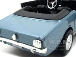 1964 1/2 Ford Mustang Convertible Blue 1/24 Diecast Model Car Motormax 73212
