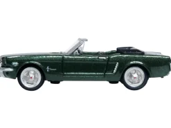 1965 Ford Mustang Convertible Ivy Green Metallic 1/87 HO Scale Diecast Model Car Oxford Diecast 87MU65006